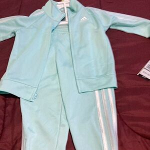 Adidas toddler girl track suite
